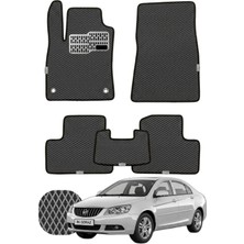 Geely Emgrand Sedan 2009-2014 Özelleştirilebilir Tam Set Premium Eva Paspas - Füme