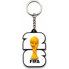 Onr Store 2026 Futbol Turnuvası Temalı Koleksiyonluk Anahtarlık Kupa Figürlü Taraftar Anahtarlığı