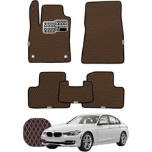 Bmw 3 Serisi 2013-2020 F34 Özelleştirilebilir Tam Set Premium Eva Paspas - Kahverengi