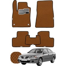 Nissan Almera 2000-2006 Özelleştirilebilir Tam Set Premium Eva Paspas - Taba