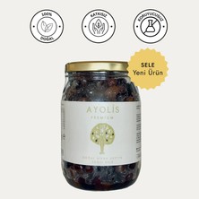 Ayolis Premium Gurme Kuru Sele Siyah Zeytin 950 gr M (Ayolis Zeytinyağlı)