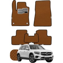 Mercedes Glb 2019 ve Sonrası X247 Özelleştirilebilir Tam Set Premium Eva Paspas - Taba