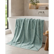 Taya Home %100 Pamuk Battal Boy Banyo Havlusu 100X200 cm Yumuşak Emici Modern Tasarım