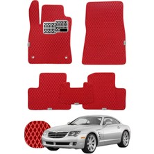 Chrysler Crossfire Coupe 2003-2008 Özelleştirilebilir Tam Set Premium Eva Paspas - Kırmızı