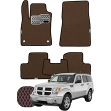 Dodge Nitro 2007-2012 Özelleştirilebilir Tam Set Premium Eva Paspas - Kahverengi