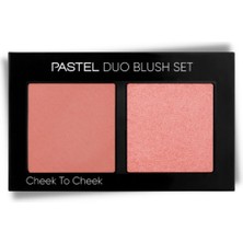 Kozmopol Pastel Duo Blush Set Cheek To Cheek - Ikili Allık Seti 10 Hot Pink