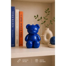 Typoniq Attitude Included Teddy Bear Sevimli Ayıcık Mum Lacivert 14 cm