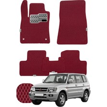 Mitsubishi Pajero Pinin 1998-2007 Özelleştirilebilir Tam Set Premium Eva Paspas - Bordo