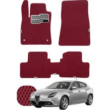Alfa Romeo Giulietta 2010-2020 Özelleştirilebilir Tam Set Premium Eva Paspas - Bordo
