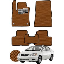 Toyota Corolla 2006-2013 Özelleştirilebilir Tam Set Premium Eva Paspas - Taba