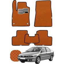 Fiat Marea 1996-2007 Özelleştirilebilir Tam Set Premium Eva Paspas - Turuncu