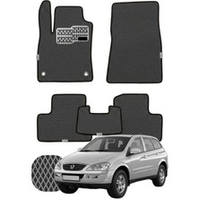 Ssangyong Kyron 2005-2014 Özelleştirilebilir Tam Set Premium Eva Paspas - Füme