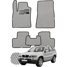 Bmw X5 1999-2006 E53 Özelleştirilebilir Tam Set Premium Eva Paspas - Gri