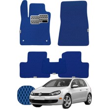 Volkswagen Golf 2008-2012 Mk6 Özelleştirilebilir Tam Set Premium Eva Paspas - Lacivert