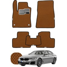 Bmw 5 Serisi 2023 ve Sonrası G60 Özelleştirilebilir Tam Set Premium Eva Paspas - Taba