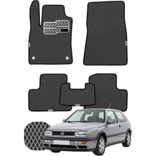 Volkswagen Golf 1991-1997 Mk3 Özelleştirilebilir Tam Set Premium Eva Paspas - Füme