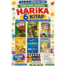Timaş Çocuk Timaş 2,3. ve 4.sınıflar Için Öğretmen Tavsiyeli Harika 6 Kitap -4 (Slime Set Hediyeli)