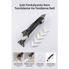 Evgereçlerim Derz Kazıyıcı ve Silikon Sökme Aparatı 5 Başlıklı Fayans Dolgu Uygulama Sıyırıcı Temizleyici Ürünleri