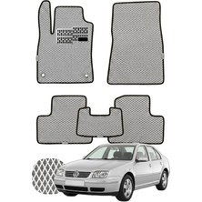 Volkswagen Bora 1998-2005 1j Özelleştirilebilir Tam Set Premium Eva Paspas - Gri