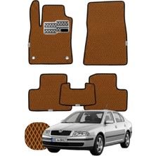Skoda Octavia 2004-2013 Özelleştirilebilir Tam Set Premium Eva Paspas - Taba