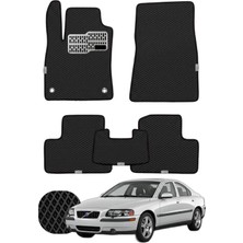 Volvo S60 2000-2009 Özelleştirilebilir Tam Set Premium Eva Paspas - Siyah