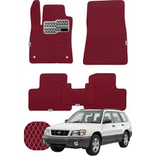 Subaru Forester 1997-2002 Özelleştirilebilir Tam Set Premium Eva Paspas - Bordo