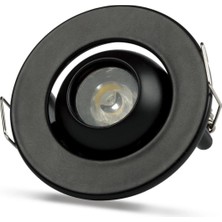 Marsilyan Noas YL94 0201 Siyah Kasa 1W LED Spot 6500K Beyaz Işık