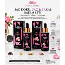 Mor & Pembe Mor&pembe Aichun Beauty Rose Saç Kökü ve Saç Onarım Serumu, Kafein, Biotin, Kırmızı Ginseng ve Gül Yağı, 50 Ml, 2'li Set