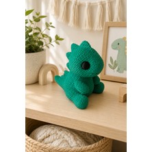 My Craft 3D Örgü Desenli Plastik Dinozor Oyuncak Figür Çocuk Hediyesi Masa Raf Dekoru Koleksiyon Süsü