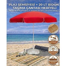 Hey Çelik Hey Co | Esnetilebilir Günes Geçirmez Plaj Semsiyesi | Taşıma Çantalı