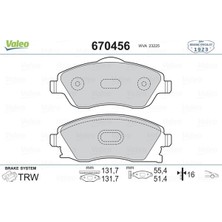 Valeo Almparca Ön Balata Combo C-Corsa C 1.3-1.7 Cdti 01 Meriva 03 Tigra 04