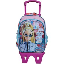 Frocx Barbie Çekçekli Okul Çantası 48187