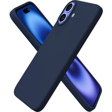 Bix iPhone 16 Silikon Kılıf Magsafe Uyumlu Güçlü Koruma Darbe Emici Kömür Grisi