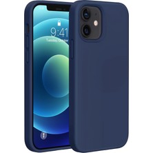 Bix iPhone 12 / 12 Pro Silikon Kılıf Magsafe Uyumlu Güçlü Koruma Darbe Emici Kömür Grisi