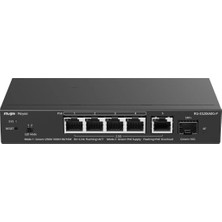 Ruijie Ruıjıe Reyee RG-ES206MG-P 4 Port 10/100/1000/2500 Multi-Gigabit 4 Port Poe+ 1x 2,5gb Uplınk + 1x 10G Sfp 70 Watt Rujıe C