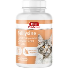 Bio Petactive Felilysine Tablet Kediler Için L-Lizin Tablet 90 Lı 45 Gr.