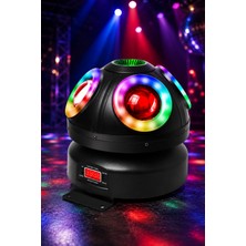 Blackbird Game Center Hepu FB-4130 Mantar Sahne Işığı 60W DMX512 Rgbw LED & 100MW Yeşil Lazerli Robot Işık Sistemi