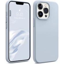 Bix iPhone 14 Pro Max Silikon Kılıf Magsafe Uyumlu Güçlü Koruma Darbe Emici Gök Mavisi