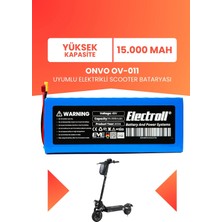 Electroll Onvo OV-011 Uyumlu Batarya (Yüksek Kapasite) Batarya 48V 15AH Pil Elektrikli Scooter Bataryası