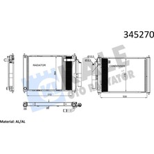 Kale Almparca Klima Kondenseri Nissan Micra 1.2-1.4 16V 02-10 Radyatör-Klima Birleşik Oto.-Mek. Al/al