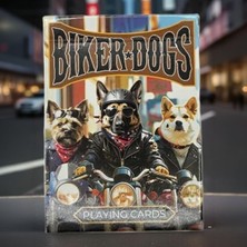 Aı Playing Cards Biker Dogs Premium Oyun Kağıdı Koleksiyonluk Iskambil Kartları Destesi