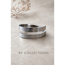 Ry Collections Ayet-El Kürsi Dua Yazılı Erkek ve Bayan Ayarlanabilir Yüzük
