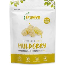 Fruvivo Dondurularak Kurutulmuş Dut 25 gr,  Vegan, Glutensiz Kurutulmuş Meyveler