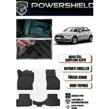 POWERSHIELD Audi A3 2013-2020 Uyumlu Araca Özel Premium 4d Havuzlu Oto Paspas Takımı