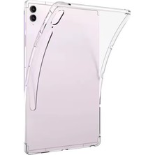 Fırsatkolik Mey Ithalat®  Samsung Galaxy Tab S10 Fe Plus 13.1 Kılıf Anti Shock Tablet Silikon - Şeffaf