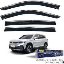 Niken Almparca Kromlu Cam Rüzgarliği Skywell Et5 2021- 4lü