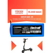 Electroll Onvo Mx-01 Uyumlu Batarya (Yüksek Kapasite) 48V 15.000MAH Elektrikli Scooter Bataryası