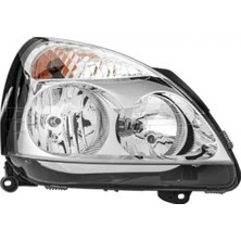 Ayfar Almparca Far Krom Sağ Çerçeveli-Manuel Renault Clio 01-09