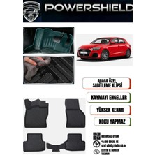 POWERSHIELD Audi A1 2018 ve Sonrası Uyumlu Araca Özel Premium 4d Havuzlu Oto Paspas Takımı
