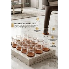 Sepetopia Silent Keçe Tabanlı Şeffaf Sandalye Ayak Koruyucu 24'lü Set 723001